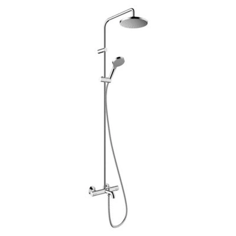 Image of Hansgrohe Vernis Blend Thermostatic Mixer Shower Handset Head Valve Bath Spout - Hansgrohe 26274000