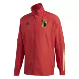 Image of 2020-2021 Belgium Adidas Presentation Jacket (Red)