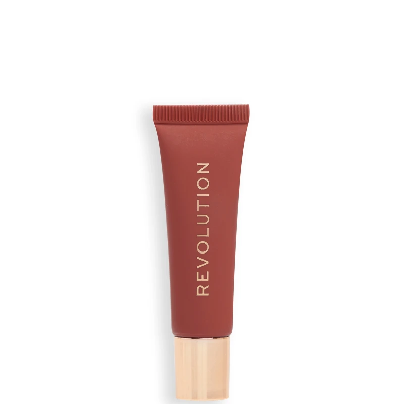 Image of Makeup Revolution Juicy Peptide Lip Balm (Various Shades) - Nude Latte