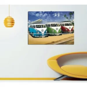 Image of PY37 Multicolor Decorative MDF Painting (3 Pieces)