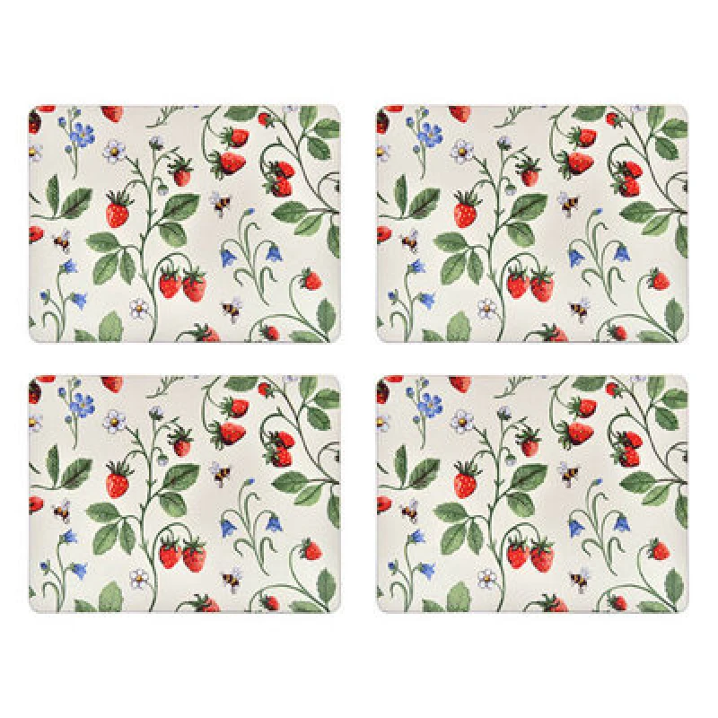 Image of Ulster Weavers Strawberry Patch Set Of 4 Cork Placemats