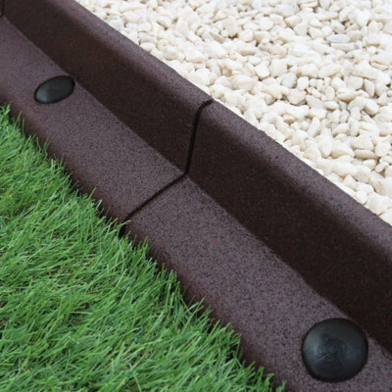 Image of MonsterShop Flexible Lawn Edging Garden Border Green Pack Of 16 X 1.2M