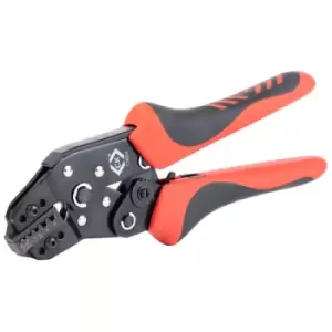Image of CK Tools T3684 Ratchet Crimping Pliers For Bootlace Ferrules 0.25 ...