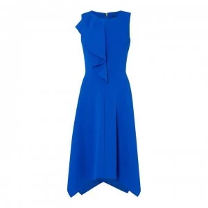 Image of DKNY Midi Ruffle Dress - Royal