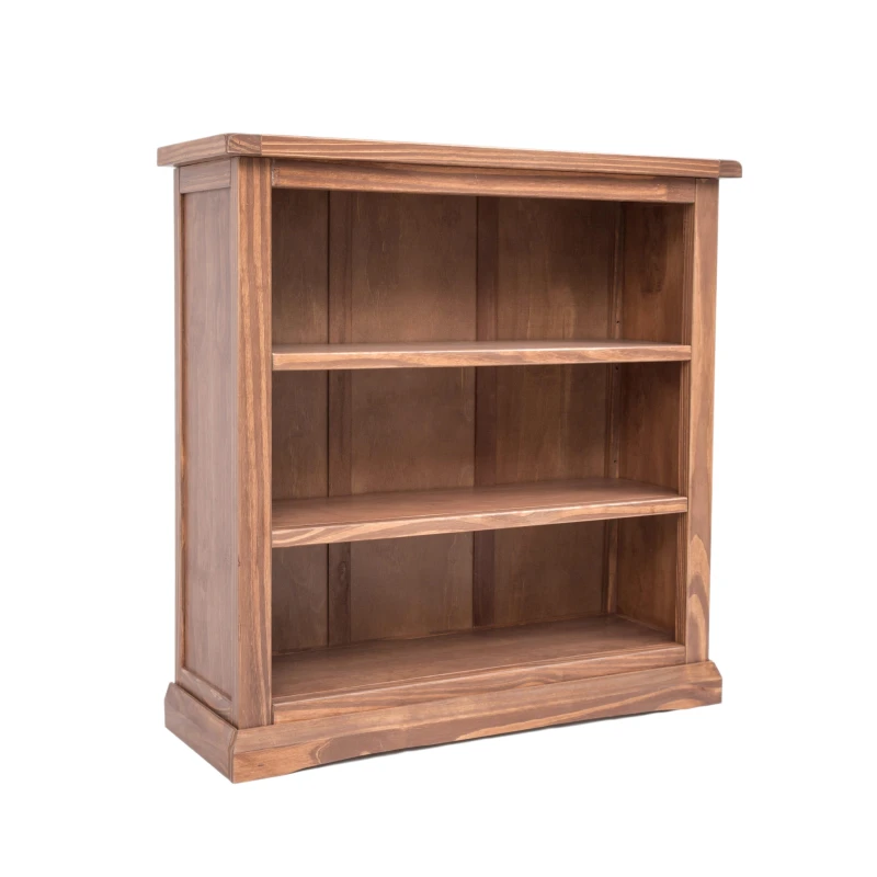 Image of Cabinet Bits Bookcase with plinth 90x90x30cm in Brown Size: 90 x 90 x 30cm Brown Unisex 90 x 90 x 30 cm