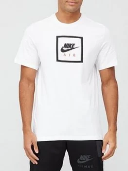 Image of Nike Sportswear Air T-Shirt, White Size M Men