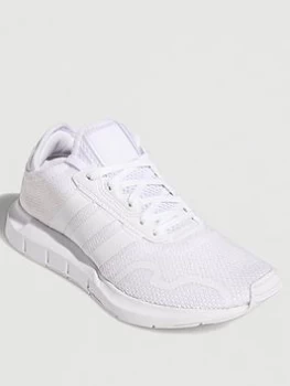 Image of adidas Originals Swift Run X Junior - White White/White, Size 5