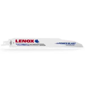 Image of Lenox 10TPI Demolition Reciprocating Saw Blades 229mm Pack of 5