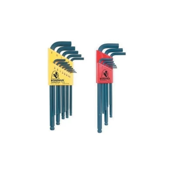 Image of BLX22 Met & Imp Long Ball End Wrench Set (22-PC) - Bondhus