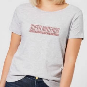 Image of Nintendo Super Nintendo SNES Mens Womens T-Shirt - Grey - L