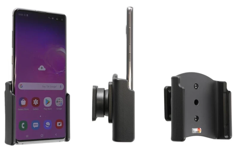 Image of Brodit Passive holder with tilt swivel for Samsung Galaxy S10+