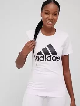 Image of adidas Essentials Big Logo T-Shirt - Light Pink Size M Women