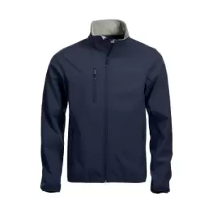 Image of Clique Mens Basic Soft Shell Jacket (M) (Dark Navy)