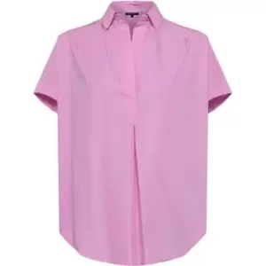 Image of French Connection Cele Rhodes Short-Sleeve Shirt - Pink