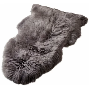 Image of Grey Sheepskin Rug in size XXL - 60 x 110-120cm