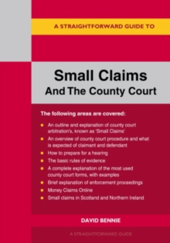 Image of A Straightforward Guide to Small Claims and the County Court Paperback / softback