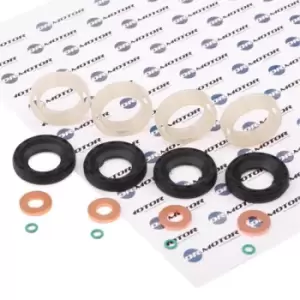 Image of DR.MOTOR AUTOMOTIVE Gaskets DRM040SL Seal Kit, injector nozzle FORD,FIAT,PEUGEOT,Fiesta Mk6 Schragheck (JA8, JR8)