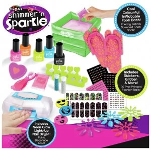 Image of Shimmer N Sparkle Neon Manicure and Pedicure Set