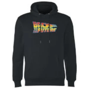 Image of Back To The Future Classic Logo Hoodie - Black - M