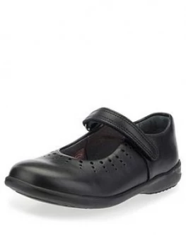 Image of Start-Rite Girls Mary Jane School Shoes - Black Leather