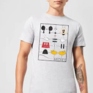 Image of Disney Mickey Mouse Construction Kit T-Shirt - Grey - M