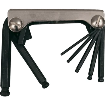 Image of Hexagon Ball Wrench Clip Set - Inch 7-Pce - Kennedy
