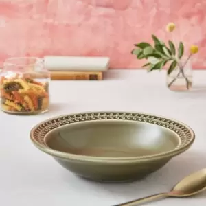 Image of Portmeirion Botanic Garden Harmony Pasta Bowl Set of 4 Forest Green