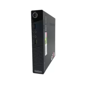 Image of T1A Lenovo ThinkCentre M93p Refurbished DDR3-SDRAM i5-4570T mini PC Intel Core i5 8GB 120 GB SSD Windows 10 Pro Black