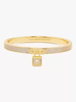 Image of Kate Spade Pave Bangle, Gold, One Size