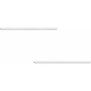 Image of Loops - 2 pack Wall Flush Ceiling Light Colour White Shade White Plastic Bulb LED 6.4W