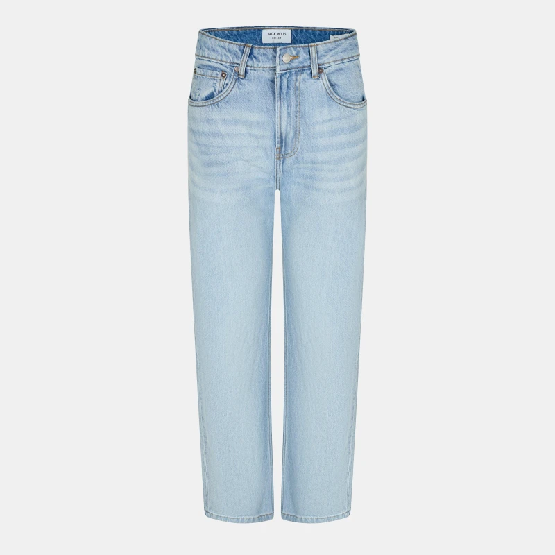 Image of Jack Wills Hailey High Rise Jeans Light Wash female 24 L28