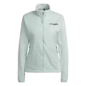 Image of adidas Multi Primegreen Windfleece Jacket Womens - Green