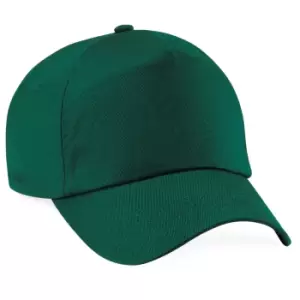 Image of Beechfield Unisex Plain Original 5 Panel Baseball Cap (One Size) (Bottle Green)