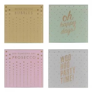 Image of By Appointment Set of 4 Glass Coasters