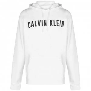 Image of Calvin Klein Performance Logo OTH Hoodie - 100 Bright Whte