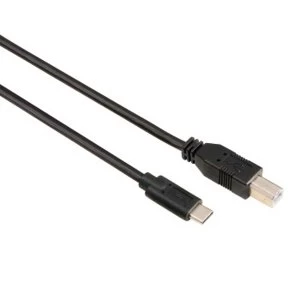 Image of Hama 1.8m USB B Plug to USB Type C Cable