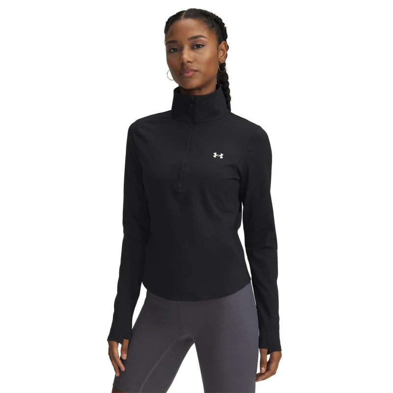 Image of Under Armour Womens Motion 2 Zipped Performance Tracksuit Top Black female 12 (M)