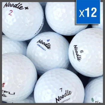 Image of Maxfli Lake Balls - 12 Grade A Recycled Golf Balls - White
