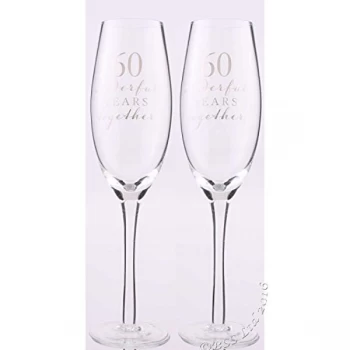 Image of Amore By Juliana Champagne Flute Set - 60th Anniversary