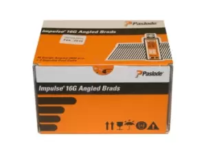 Image of Paslode 300280 IM65A 16G x 64mm Stainless Steel Angled Brad Fuel Pack x 2000