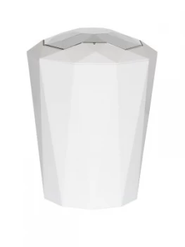 Image of Spirella Crystal 5-Litre Bin In White