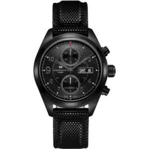 Image of Mens Hamilton Khaki Field Automatic Chronograph Automatic Watch