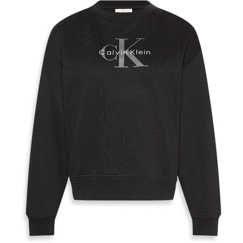 Image of Calvin Klein Jeans Logo Sweatshirt CK Black female 10 (S)