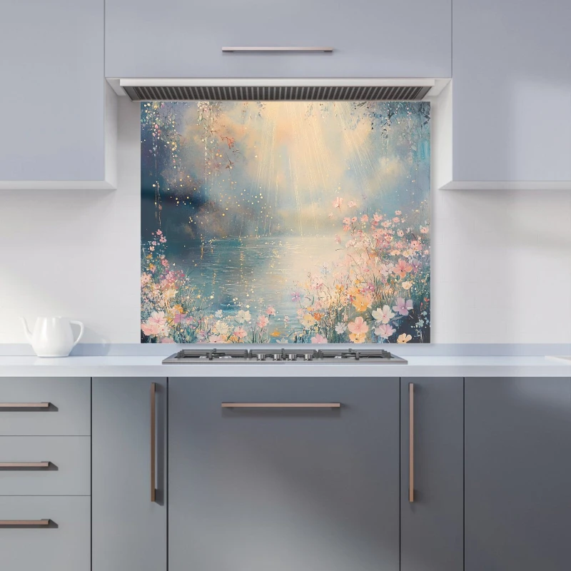 Image of Designer Kitchen Splashbacks Ava Sterling: 00024 Kitchen Splashback Size: 900mm x 750mm Multicolor Unisex 900mm x 750mm