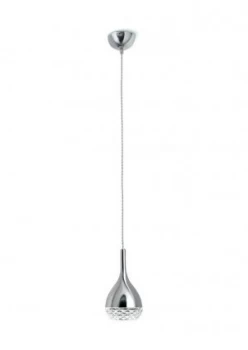 Image of Ceiling Pendant 1 Light GU10 Polished Chrome
