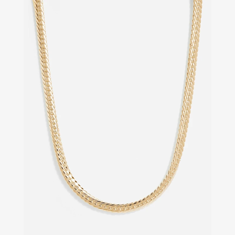 Image of Jon Richard Gold Plated Herringbone Chain Necklace Jewellery Sets One Size Gold 70983410000