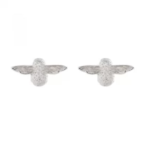 Image of Ladies Olivia Burton Sterling Silver 3D Bee Stud Earrings