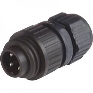 Image of Hirschmann 934 124-100-1 CA 3 LS CA Series Mains Voltage Connector Nominal current (details): 16 A/AC/10 A/DC Number of pins: 3 + PE