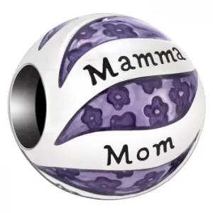 Image of Chamilia Languages Mother Sterling Silver Purple Charm