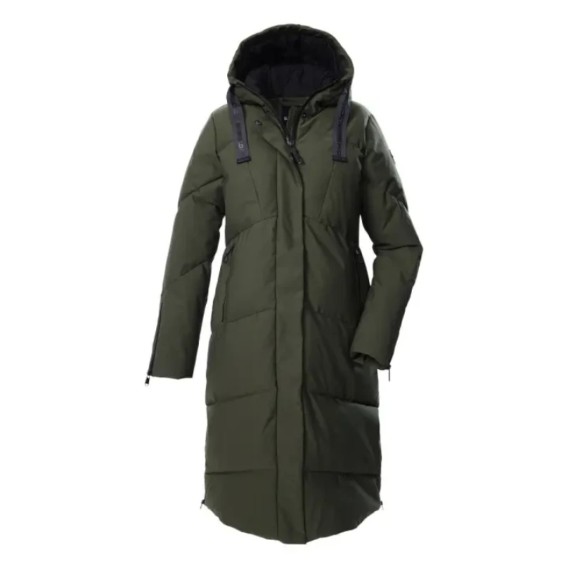 Image of Killtec Womens long quilted jacket Killtec GW 41 CT Vert Female 36